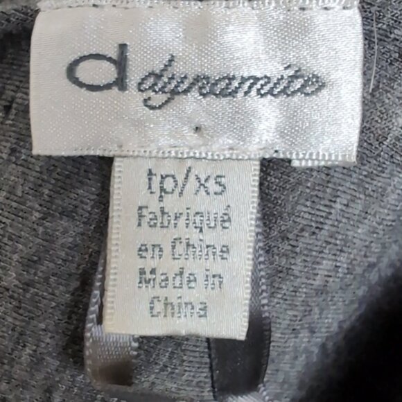 Vintage Y2K Dynamite Faux Wrap Dress Studded Gathered Asymmetric Mini Bodycon - Picture 12 of 14